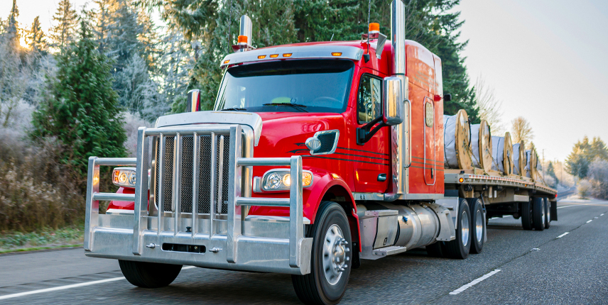 Flatbed freight shipping