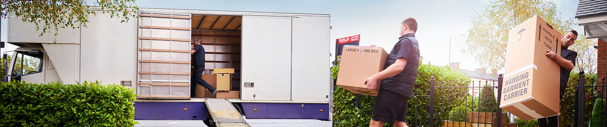 box trucking being loaded